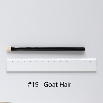 OVW DLH nedažyti ožkos plaukai pūkuoti minkšti skaistalai makiažo šepetėlis Highlight Brush Black Handle brochas maquillaje profesional