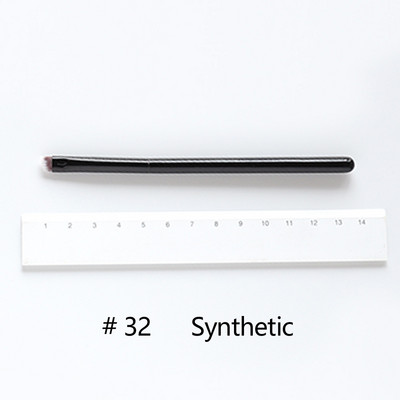 OVW DLH nedažyti ožkos plaukai pūkuoti minkšti skaistalai makiažo šepetėlis Highlight Brush Black Handle brochas maquillaje profesional