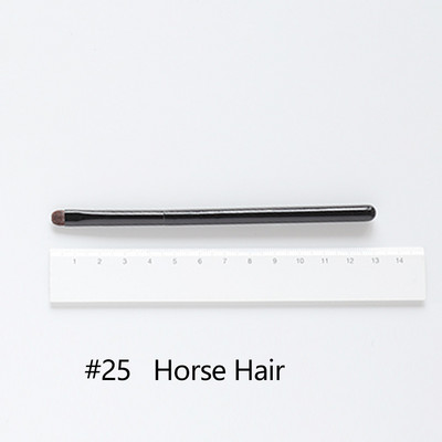 OVW DLH nedažyti ožkos plaukai pūkuoti minkšti skaistalai makiažo šepetėlis Highlight Brush Black Handle brochas maquillaje profesional