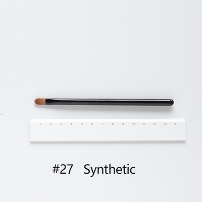 OVW DLH nedažyti ožkos plaukai pūkuoti minkšti skaistalai makiažo šepetėlis Highlight Brush Black Handle brochas maquillaje profesional