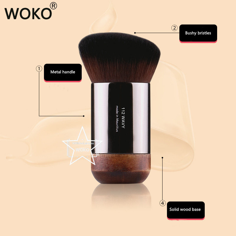 M112 Travel Foundation Brush Magic Foundation Skystas Buffing Brush Kampinis Kabuki Foundation Makeup Brush Foundation Brush Tools