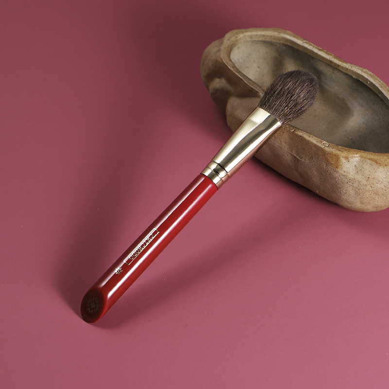 CHICHODO makiažo šepetėlis-Luxurious Red Rose serija-aukštos kokybės Squirrel plaukų bronzantas šepetėlis-kosmetikos priemonė-makiažo šepetėlis-grožio rašiklis