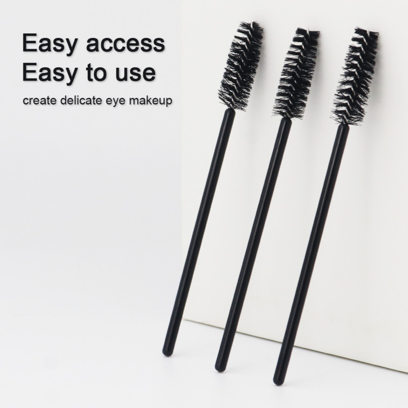 ANNAFRIS blakstienų priauginimo vienkartiniai minkštos galvos šepetėliai Profesionalūs antakių šepetėliai Blakstienų tušas lazdelės aplikatorius Eye Lashes Maquiagem