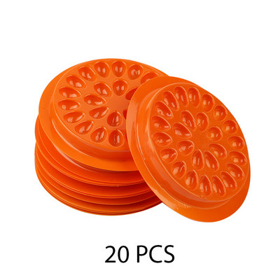 5/100 buc. Suport de lipici pentru gene de unică folosință, autocolant de flori din plastic, palet adeziv pentru extensia genelor adeziv instrumente de machiaj