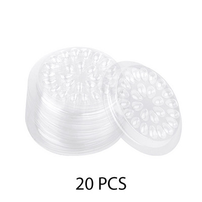 5/100 buc. Suport de lipici pentru gene de unică folosință, autocolant de flori din plastic, palet adeziv pentru extensia genelor adeziv instrumente de machiaj