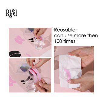 RISI Eyelash Perm Силиконови подложки за очи Eyelash Lash Lifting Curler Patch Инструменти Лепенки под очите Силиконова подложка за очи за многократна употреба