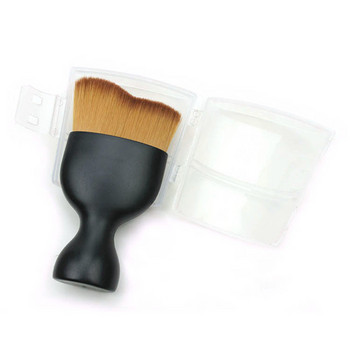 S Shape Makeup Brush Wave Arc Curved Hair Shape Base Основа Инструменти за грим Четка BB Cream Brush Maquiagem защитен инструмент