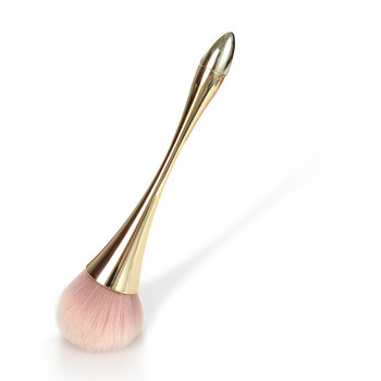 Rose Gold Powder Blush Brush Professional Make Up Brush Large Cosmetic Face Cont Cosmetic Face Cont brocha colorete Εργαλείο μακιγιάζ