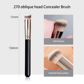 XJING Contour Makeup Brushes Powder Foundation Concealer BB Cream Brush Blush Concealer Женски четки за гримиране на лицето Инструменти за красота