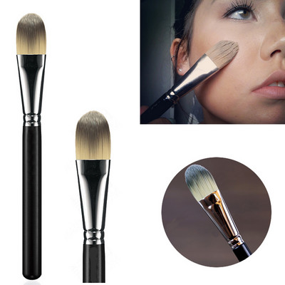 Fond de ten lichid Pensula plată pentru fond de ten Cremă Brush Blender Pensule de machiaj Instrument cosmetic pentru frumusețe