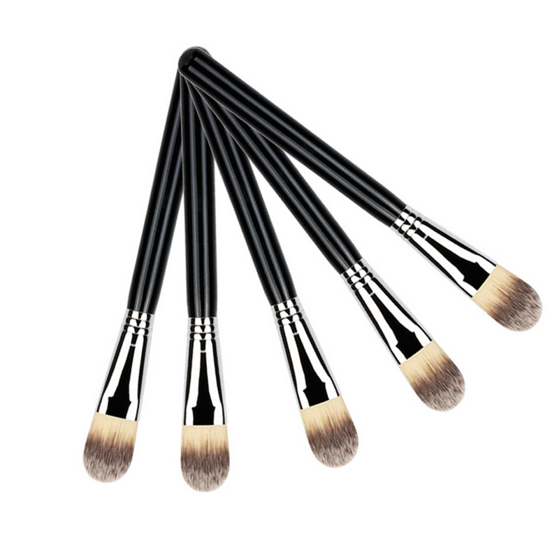 Fond de ten lichid Pensula plată pentru fond de ten Cremă Brush Blender Pensule de machiaj Instrument cosmetic pentru frumusețe
