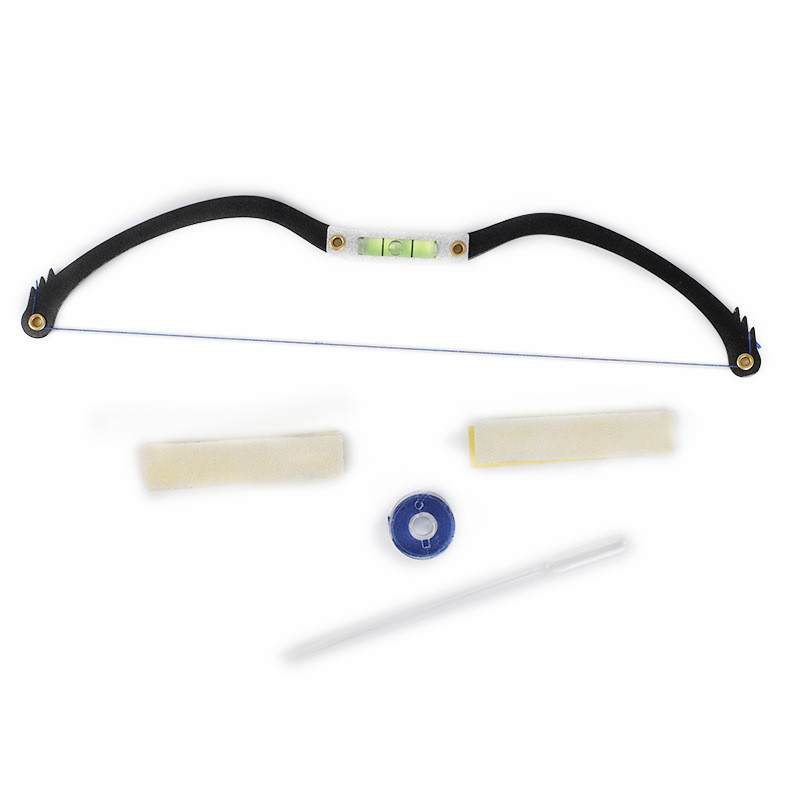 Microblading Перманентен грим Линийка с лък и стрела за татуировка с предварително нанесено мастило PMU Mapping Измерване на вежди