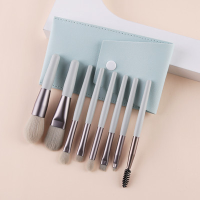 ZOREYA Pensule portabile de machiaj Pro Set Instrumente cosmetice Fard de ochi Fond de ten Pudră Gene Buze Biush Set de pensule pentru machiaj Frumusețe