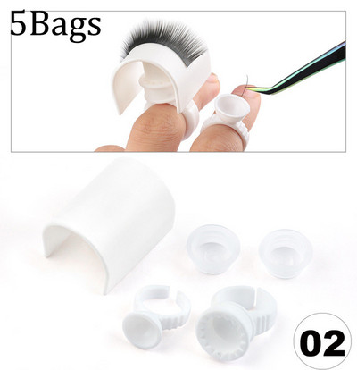 2-u-1 držač ljepila u obliku slova U i ladica za umjetne trepavice Multifunkcionalni set Pribor za ekstenzije umjetnih trepavica Kozmetički pribor