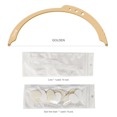 „Microblading“ kartografavimo makiažo matavimo įrankis Antakių padėties nustatymas siūlų dažymo įdėklai pusiau nuolatinė linijos liniuotė