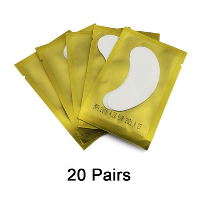 20/50/100 de perechi Tampoane pentru ochi Extensie pentru gene Hârtie cu gel Tampoane sub ochi Colagen fără scame Materiale pentru extensie pentru gene Instrumente Plasturi