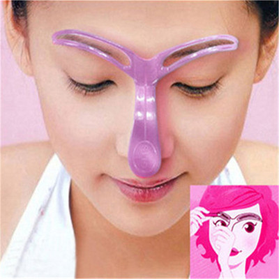 1PC Creative Popular Eyebrow Shaping Stencil Women Lady Eyebrow Shaper Makeup Kit Tool