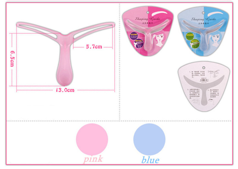 1 vnt Creative Populiarus antakių formavimo trafaretas moterims Moterų antakių formavimo priemonės makiažo rinkinys