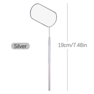 Oglindă pentru gene Oglindă multifuncțională pentru verificarea genelor false Machiaj de frumusețe mare Materiale pentru extensie de gene din oțel inoxidabil