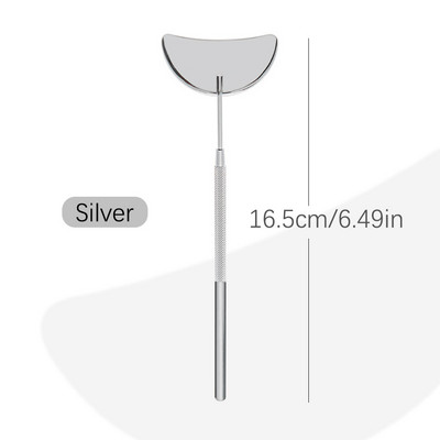 Oglindă pentru gene Oglindă multifuncțională pentru verificarea genelor false Machiaj de frumusețe mare Materiale pentru extensie de gene din oțel inoxidabil