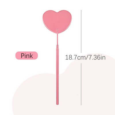 Oglindă pentru gene Oglindă multifuncțională pentru verificarea genelor false Machiaj de frumusețe mare Materiale pentru extensie de gene din oțel inoxidabil