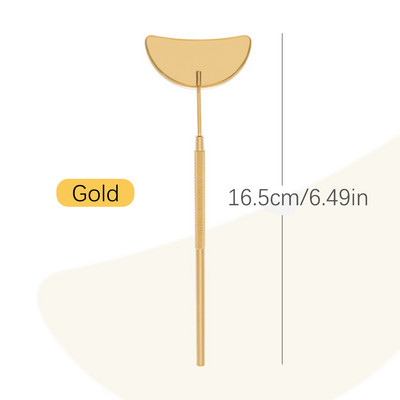 Oglindă pentru gene Oglindă multifuncțională pentru verificarea genelor false Machiaj de frumusețe mare Materiale pentru extensie de gene din oțel inoxidabil