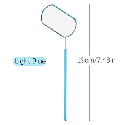 Oglindă pentru gene Oglindă multifuncțională pentru verificarea genelor false Machiaj de frumusețe mare Materiale pentru extensie de gene din oțel inoxidabil