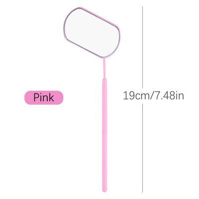 Oglindă pentru gene Oglindă multifuncțională pentru verificarea genelor false Machiaj de frumusețe mare Materiale pentru extensie de gene din oțel inoxidabil