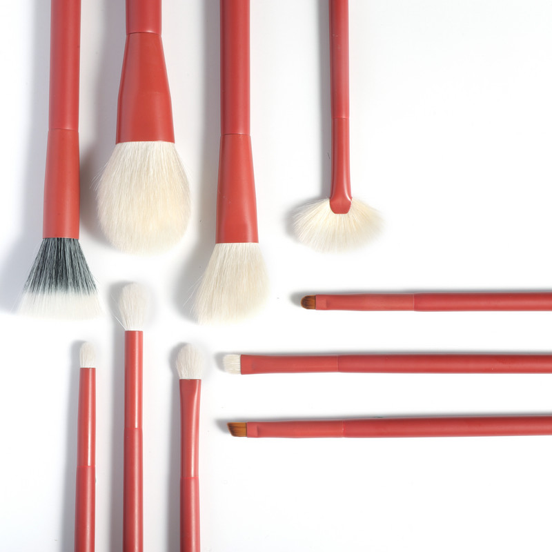 OVW természetes kecskeszőrpor korrektor szemhéjpúder sminkecset készlet 7/10 DB szemceruza Highlight Blending Makeup Tools maquillaje