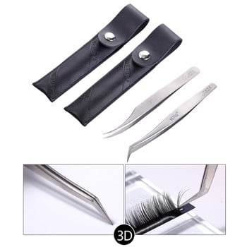 Μακιγιάζ Professional Eyelash Tweezers 3D Volume Eyelash Extension Tweezer Fan Lash Eebrow Tweezers VETUS Excellent Close