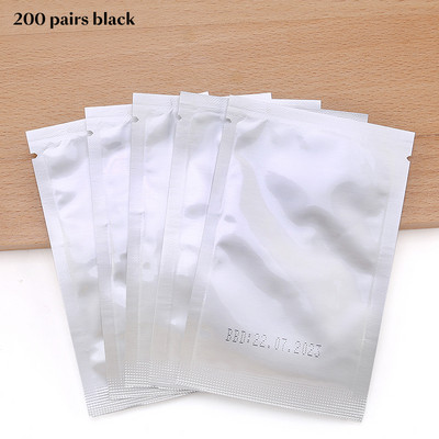 200 pairs/Lot Paper Patches Eyelash Extension Pads Hydrogel Gel Lint Χωρίς εμβολιασμένες ψεύτικες βλεφαρίδες Προμήθειες Εργαλεία μακιγιάζ Χονδρική