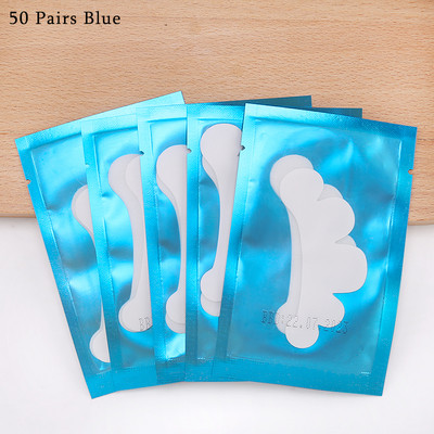 50Pairs Clouds Forma szempilla hosszabbító tapaszok szem alatti párnák beoltás szempilla kiegészítők papír szemgél matrica pakolások smink eszközök