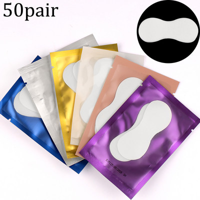50Pairs Clouds Forma szempilla hosszabbító tapaszok szem alatti párnák beoltás szempilla kiegészítők papír szemgél matrica pakolások smink eszközök