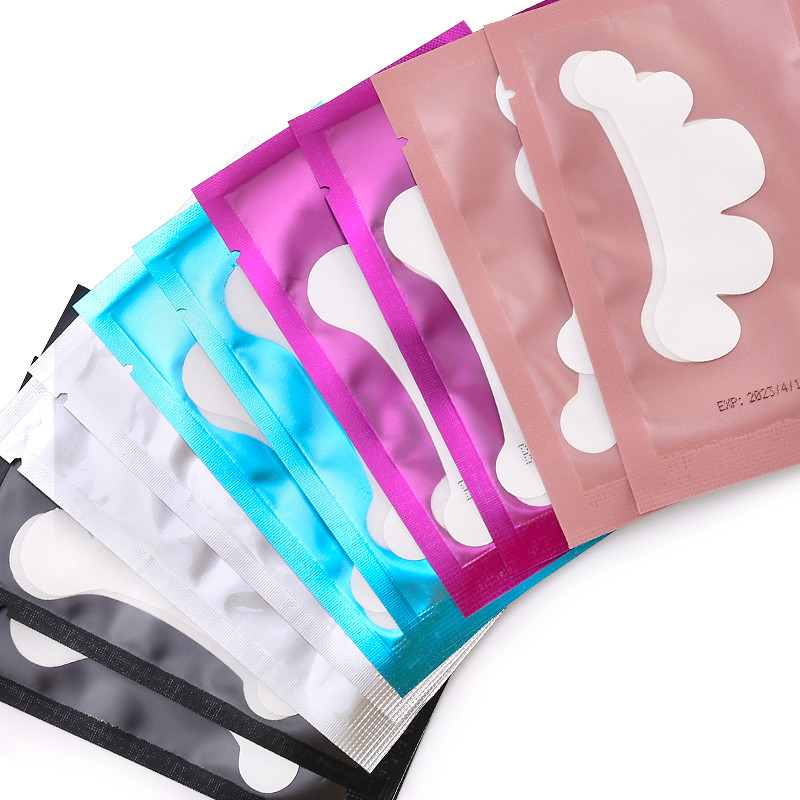 50Pairs Clouds Forma szempilla hosszabbító tapaszok szem alatti párnák beoltás szempilla kiegészítők papír szemgél matrica pakolások smink eszközök