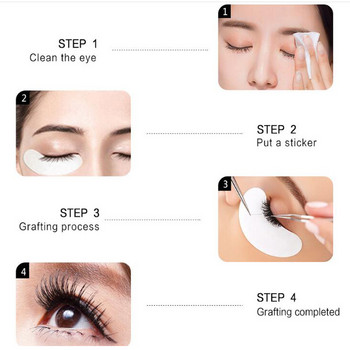 10/20Pairs Eyelash Extension Eyes Patches Εμβολιασμός βλεφαρίδων Hydrogel Patch Eye Stickers for Lalash Accessories Προμήθειες μακιγιάζ