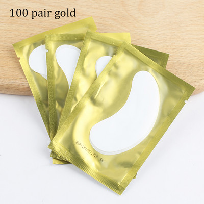 Comerț cu ridicata, 50/100 de perechi, extensie de gene sub tampoane pentru ochi, gene grefate, mască pentru ochi nețesută, accesorii pentru gene, instrumente de machiaj