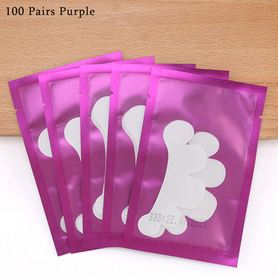 Comerț cu ridicata, 50/100 de perechi, extensie de gene sub tampoane pentru ochi, gene grefate, mască pentru ochi nețesută, accesorii pentru gene, instrumente de machiaj