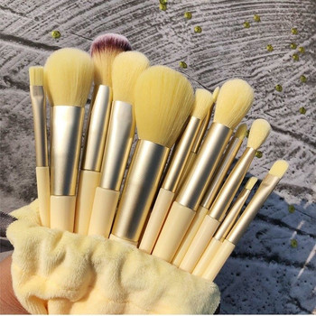 8/13 τεμ. Eyeliner Eye Shadow Brush Soft Brushes Makeup Set Cosmetic Foundation Blush Powder Blending Beauty Makeup Tool