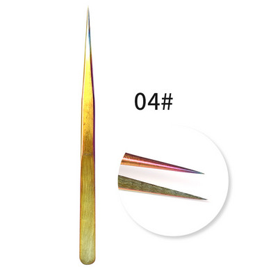 1pcs Set de pensete pentru gene false Clești pentru cleme pentru extensie de gene False pensete pentru sprâncene pentru păr, nail art, lipirea genelor, instrumente de machiaj