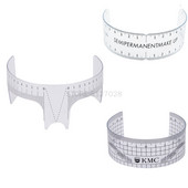 1 buc riglă reutilizabilă semi-permanentă pentru sprâncene instrument de măsurare a sprâncenelor riglă de ghidare a sprâncenelor microblading caliper șablon instrumente de machiaj