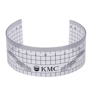 1 buc riglă reutilizabilă semi-permanentă pentru sprâncene instrument de măsurare a sprâncenelor riglă de ghidare a sprâncenelor microblading caliper șablon instrumente de machiaj