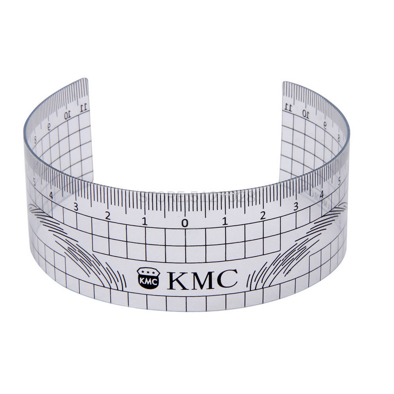 1 buc riglă reutilizabilă semi-permanentă pentru sprâncene instrument de măsurare a sprâncenelor riglă de ghidare a sprâncenelor microblading caliper șablon instrumente de machiaj