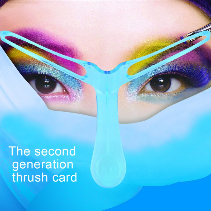 Перфектен шаблон за вежди Помощник за оформяне Направи си сам Инструмент за грим Комплект за красота Комплект за многократна употреба Шаблон за ръководство за рисуване на вежди