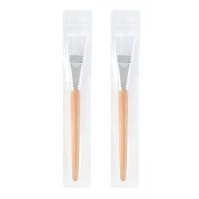 2 buc Perii profesionale de machiaj Perie pentru mască de față Perie pentru amestecarea noroiului Cosmetice faciale Frumusețe Instrumente de îngrijire a pielii Brochas Para Maquillaje