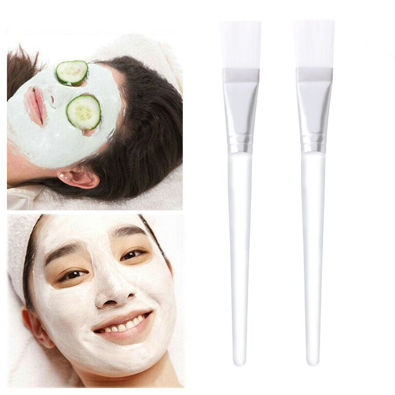 2 buc Perii profesionale de machiaj Perie pentru mască de față Perie pentru amestecarea noroiului Cosmetice faciale Frumusețe Instrumente de îngrijire a pielii Brochas Para Maquillaje