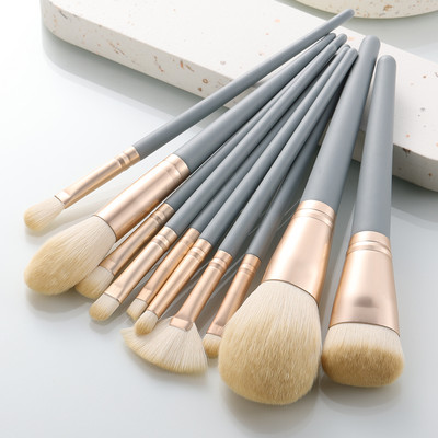 FLD Green Makeup Brushes Profesionalna puder sjenilo Kabuki četkica za šminkanje Beauty Tool Brochas De Maquillaje