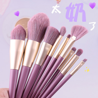 FLD Green Makeup Brushes Profesionalna puder sjenilo Kabuki četkica za šminkanje Beauty Tool Brochas De Maquillaje