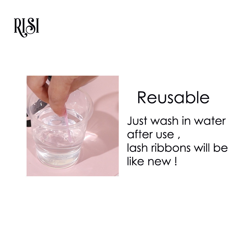RISI Hot Selling Lash Lift Tool Ribbon Lash Lift Szilikon csíkos Színes Lash Lift Pad Ultra Puha Szalagok Ragasztószalag