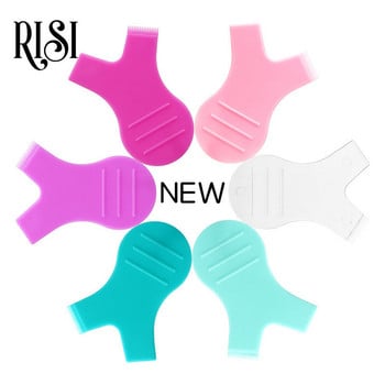 RISI 10 τμχ Αναβάθμιση Πινέλο Lift More Long Makeup Eyelash Brushes Plastic Lash Lift Y Comb Y Shape Lashe lifting curler