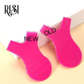 RISI 10 τμχ Αναβάθμιση Πινέλο Lift More Long Makeup Eyelash Brushes Plastic Lash Lift Y Comb Y Shape Lashe lifting curler